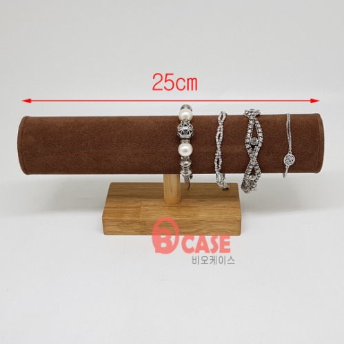 원목 봉팔찌 진열소품 (25cm)