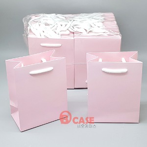 핑크 쇼핑백 1팩(40개)